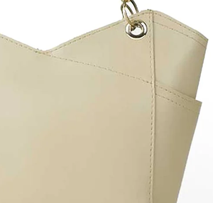Sac en cuir, peau de vache, couleur personnalisable, logo personnalisable, taille personnalisable, fermeture éclair, bandoulière chaîne, autres accessoires, mode. - Product Image 3