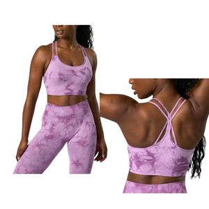 Women Seamless Sports Bra Breathable Strappy <b>Back</b> Yoga Bra Stretch Fitness Gym Workout Activewear Custom Logo - Product Image 1