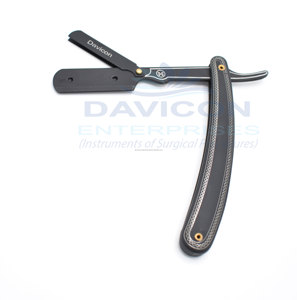 Maquinilla de afeitar recta, de acero inoxidable - Product Image 4