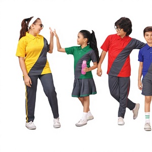 Ropa Deportiva Personalizada para Niños de Primaria, Cómoda, Duradera y Transpirable, de Poliéster/Algodón, Informal, para Bádminton y Voleibol - Product Image 6