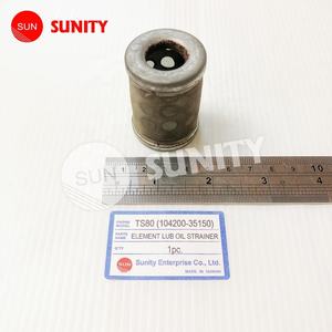 Filtro de Aceite SUNITY TS80 de Acero de Alta Calidad, Certificado ISO9001, OEM 104200-35150, Plateado, Excelente Sellado - Product Image 1
