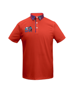Logotipo personalizado de alta calidad de 4 vías de punto elástico de poliéster Spandex Golf para Polo Estilos casuales Patrón impreso para uso diario - Product Image 1