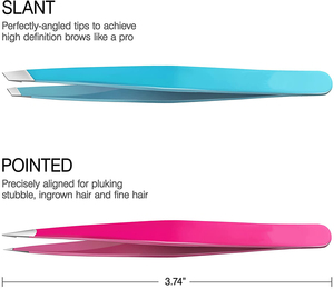 ชุดแหนบสแตนเลสแบบมืออาชีพสำหรับตกแต่งคิ้ว ตรง แม่นยำ ใช้ถอนขนคิ้ว ขนตา ต่อขนตา รุ่น 2026 - Product Image 6