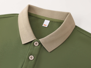 Camiseta de Golf Personalizada para Hombre, 100% Algodón, Tejido de Secado Rápido, Teñido, Diseño Desgastado, Logotipo Impreso por Transferencia de Calor - Product Image 3