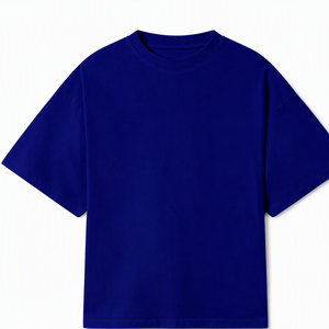 Camiseta de Manga Corta para Hombre, Corte Regular, Color Sólido, Cuello Redondo, Informal, Tejido de Punto, 100% Algodón - Product Image 5