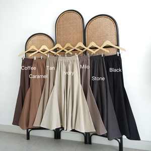 Women's Linen <b>Skirt</b> with Jumbo Size Premium Comfort by ByMeldev Angel - Product Image 6