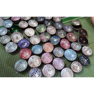 MÁS VENDIDO Tazón de Coco con Mosaico de Perlas Hecho a Mano en Vietnam, Ecológico, Diseño Clásico, Apto para Lavavajillas, para Decoración del Hogar, Regalo - Product Image 3