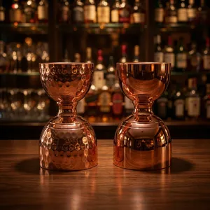 Luxury Stainless Steel Double Sided Bell Jigger with 1 oz and 2 oz Capacity Durable <b>Bar</b> <b>Tool</b> - Product Image 1