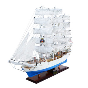 Christian Radich Wooden Sailing Ship Model Fully Assembled Nautical Decor for Home Office or Maritime Gift Display - Product Image 2