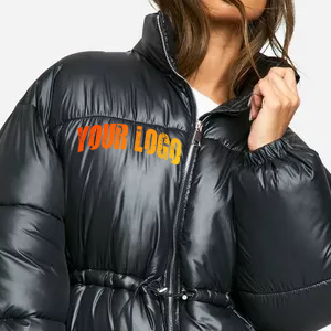 Blousons d'hiver matelassés épais pour femmes, respirants, camouflage, rembourrés en coton, brodés, à fermeture éclair – Vente en gros - Product Image 3