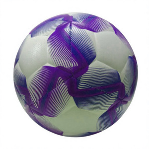 Ballon de football officiel personnalisé, cousu à la machine, en PU et caoutchouc massif, léger, écologique, haute rétention d'air, pour les professionnels - Product Image 3