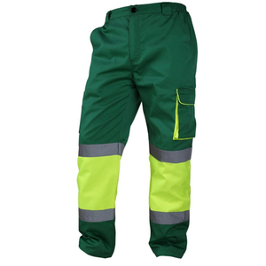 Pantalones de Trabajo de Alta Visibilidad, Impermeables, Transpirables, con Cremallera en las Piernas, Reflectantes, para Exteriores - Product Image 2