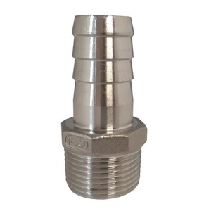 Acoplamiento de Tubería Roscado de Acero Inoxidable con Brida Hexagonal para Conexión de Tuberías en Sistemas de Suministro de Agua - Product Image 2