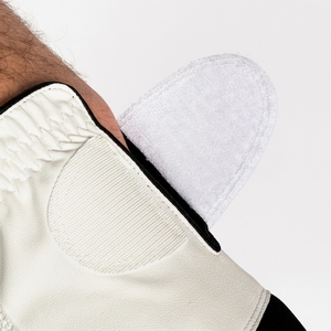 Gants de golf en cuir véritable respirant pour la main gauche avec fermeture auto-agrippante, option logo personnalisé, usage sportif unisexe - Product Image 3