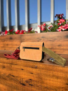 Nouveau sac de taille en cuir suédé recyclé fait à la main occidental avec ceinture réglable Unique Vintage élégant Fanny Pack sacs de taille de hanche - Product Image 5