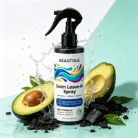 Spray démêlant pour cheveux anti-frisottis hydratant, après-shampoing sans rinçage et traitement pour la natation, protège et répare les cheveux abîmés après la baignade