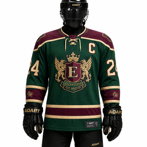 High Quality Custom Ice Hockey Jersey Men Breathable Mesh Pro Hockey Shirt Embroidery Twill Logo Team Uniform - Product Image 2