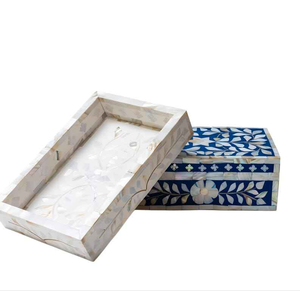 Mother of Pearl Square Polished Classic Customized Pattern <b>Disposable</b> Stocked Serving Trays for Hotels & Restaurants Kitchenware - Product Image 6