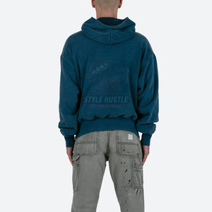 Nueva Llegada, Venta Especial, Sudaderas Básicas para Hombre con Lavado Ácido, Precio Razonable al por Mayor, Sudaderas con Lavado Ácido de Diseño Personalizado para Hombre - Product Image 5