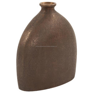 Florero moderno Chapado en plata Florero de aluminio de alta calidad para el hogar y el jardín Decoración Florero de arreglo de flores de boda - Product Image 3