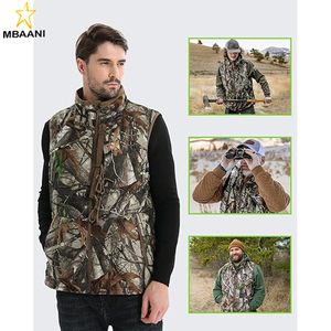 Gilet chauffant pour homme avec batterie, autonomie de 20 heures, gilet chauffant camouflage rechargeable pour la chasse, le travail en extérieur - Product Image 2