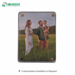 Mini Tabletop Modern UV Printed <b>Acrylic</b> Magnetic <b>Photo</b> <b>Frame</b> with Stand 3 X 4 Inch - Product Image 2