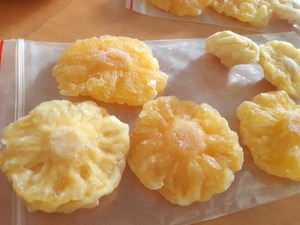 Rodajas de Piña Deshidratadas en Paquete Grande Sin Azúcar 1kg Comida Instantánea Shyn Tran - Product Image 1