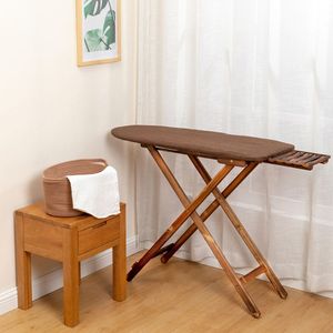 Modern Wooden Ironing Board With Foldable <b>Stand</b> And Durable Top For Home <b>Laundry</b> Applications - Product Image 4