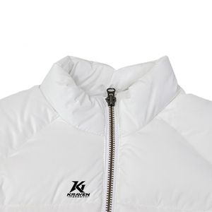 Chaqueta Escolar Acolchada para Hombre con Diseño en Color Blanco y Suministro al por Mayor de Fábrica 2026 - Product Image 4