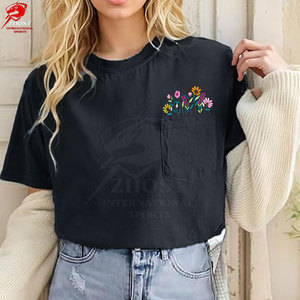 Camiseta Bordada de Alta Calidad, Cómoda y Casual, para Diseño Personalizado, para Adultos, en Oferta Online - Product Image 6