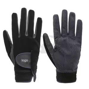 Hanger Impex Manufacturing Golf Glove Back Side Colored Printing PU Leather Cabretta Durable Leather Palm Golf Glove - Product Image 2
