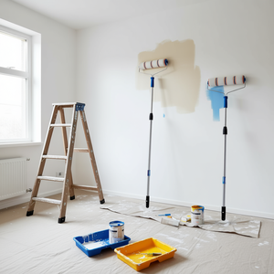 Rouleaux de peinture pour portes et fenêtres ALARGO ALUMINIUM 0,5m + 0,5m - Product Image 2