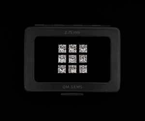 Diamante Cultivado en Laboratorio de 2.75 MM, Corte Princesa, DEF VVS, Diamante CVD Suelto para Joyería y Fabricación de Anillos, Colgantes y Pendientes - Product Image 2