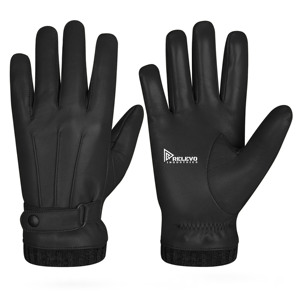 Gants en peau de mouton de haute qualité sur mesure, en cuir véritable, confortables, chauds, coupe-vent, pour un usage quotidien et festif, pour Relevo Industries - Product Image 2