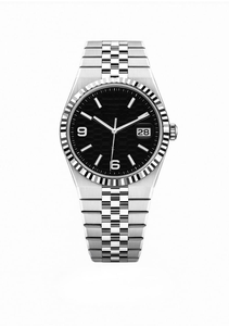 Reloj de Acero Inoxidable de Alta Calidad con Movimiento Mecánico, Edición Limitada Hip Hop, Esfera Negra con Diseño de Panal de Abeja, Números Arábigos 6 y 9 - Product Image 5