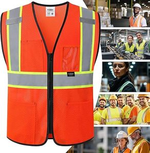 Chaleco de Trabajo de Alta Visibilidad para Hombre, Chaleco de Seguridad Reflectante de Alta Calidad - Product Image 4