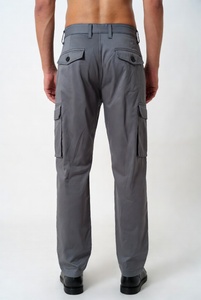 Pantalon cargo pour homme de qualité supérieure avec plusieurs poches, tissu en coton durable, coupe décontractée, pantalon d'aventure en plein air - Product Image 3