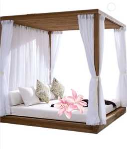 Pérgola de madera, gazebo con techo de madera, muebles de exterior de alto rendimiento, fácil montaje - Product Image 5