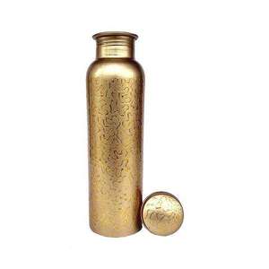 Botella de Agua de Cobre Metálico Impresa Shree Shakti Exim de 2L con Tapa - Artículos Promocionales para Bebidas para la Escuela, Oficina, Gimnasio y Yoga - Product Image 4