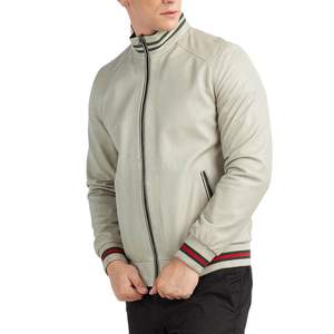 Chaqueta de Cuero Genuino de Piel de Oveja Ligera y Personalizada para Hombre 2026, Chaqueta de Lona y Cuero Resistente para Hombre |   Colores y Tamaños Personalizados - Product Image 1