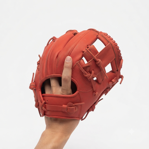 Genuine Leather <b>Baseball</b> Glove H-Web Right-Handed Full Finger Outfield Adult Durable <b>Baseball</b> Catching Gloves - Product Image 6