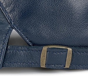 Nouvelle casquette en cuir PU pour homme 2026 – Casquette de baseball classique noire unie en cuir pour l'automne et l'hiver, idéale pour l'extérieur - Product Image 6