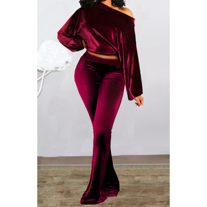 Velvet Tracksuit for Women 2026 Custom logo Velour Sweatsuit Women's Sweat <b>Suits</b> Two-piece <b>Jogging</b> <b>Suit</b> Velour Lady Tracksuit - Product Image 4