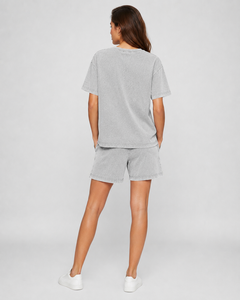 <b>Women</b> Summer Sets Elegant Two Piece Outfit Casual <b>Short</b> Sleeve Top with Matching <b>Shorts</b> for Summer Vacation and Everyday Comfort - Product Image 4