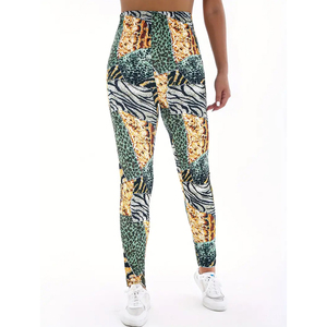 Pantalones de compresión de color personalizado para mujer, para correr y hacer ejercicio, leggings de compresión de spandex cómodos para damas - Product Image 1