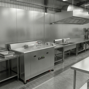 Broyeur et compoteur de déchets alimentaires hautement intelligent avec moteur à induction, capacité de 500 kg/jour, inodore, en acier inoxydable 304 pour hôtels et restaurants - Product Image 2