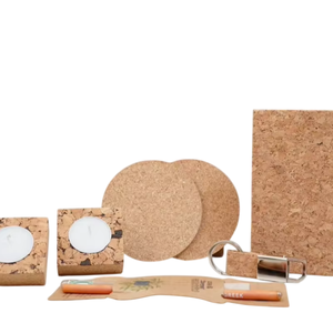 Sustainable Cork Gift Hamper with A5 <b>Diary</b> Coaster Set Calendar Key Chain Eco Friendly Corporate Business Promotional Executive - Product Image 3