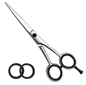 Ciseaux de coiffure 6'' en acier inoxydable JP, ensemble de ciseaux de barbier professionnels pour la coupe de cheveux, avec sac inclus - Product Image 5