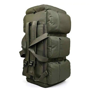 Unisex Tactical Camping Backpack Large Luggage Outdoor Hiking Trekking Carry Duffel Weekend Nylon <b>Water</b> Resistant Lightweight - Product Image 1
