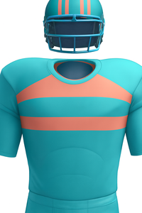 Uniforme de Fútbol Americano Personalizable para Hombre, Jersey y Pantalón de Poliéster de Manga Corta, Ajustado, Transpirable, con Diseño a Rayas - Product Image 4